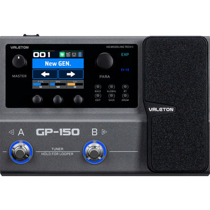 Valeton GP-150 Guitar Multi Effects Processor with Bluetooth and Built-in Battery