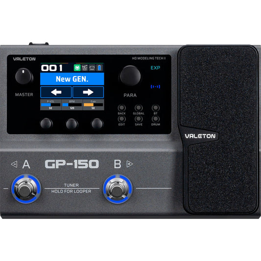 Valeton GP-150 Guitar Multi Effects Processor with Bluetooth and Built-in Battery
