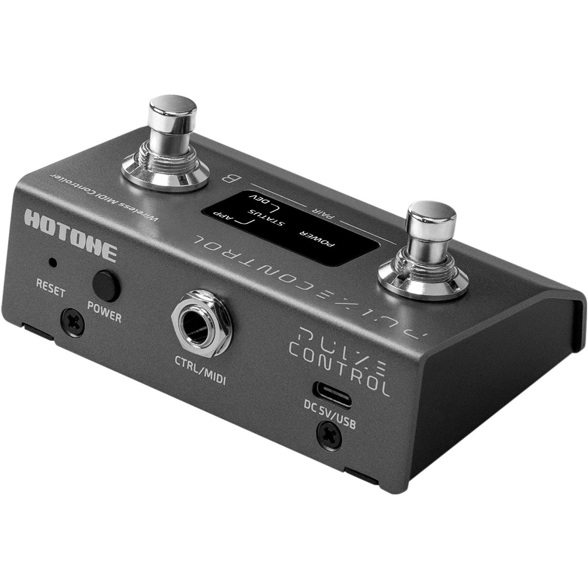Hotone EC-2 Pulze Control Wireless MIDI Controller Footswitch Guitar Pedal with Bluetooth (Open Box)