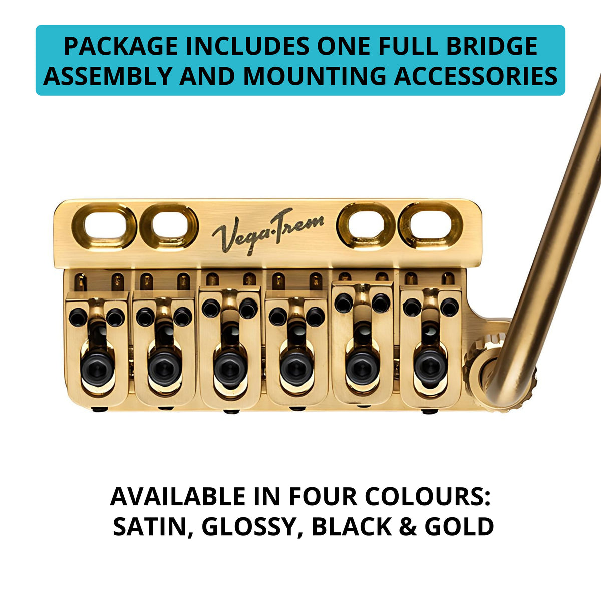Vega-Trem VT1 Ultra-Trem Standard Stratocaster Guitar Tremolo Bridge For Strat (Open Box)