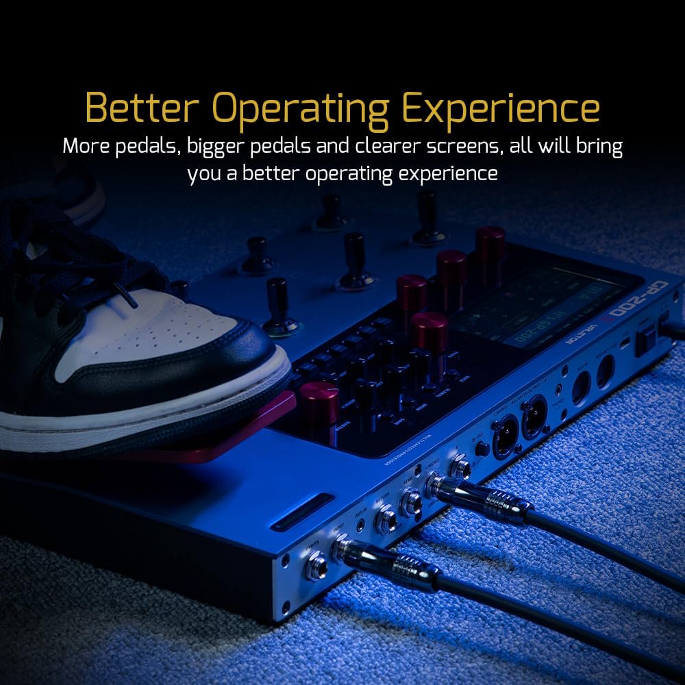 Valeton GP-200X Guitar Multi-Effects Processor HD Amp Modeling, IR Cabinet Simulation, USB Audio Interface