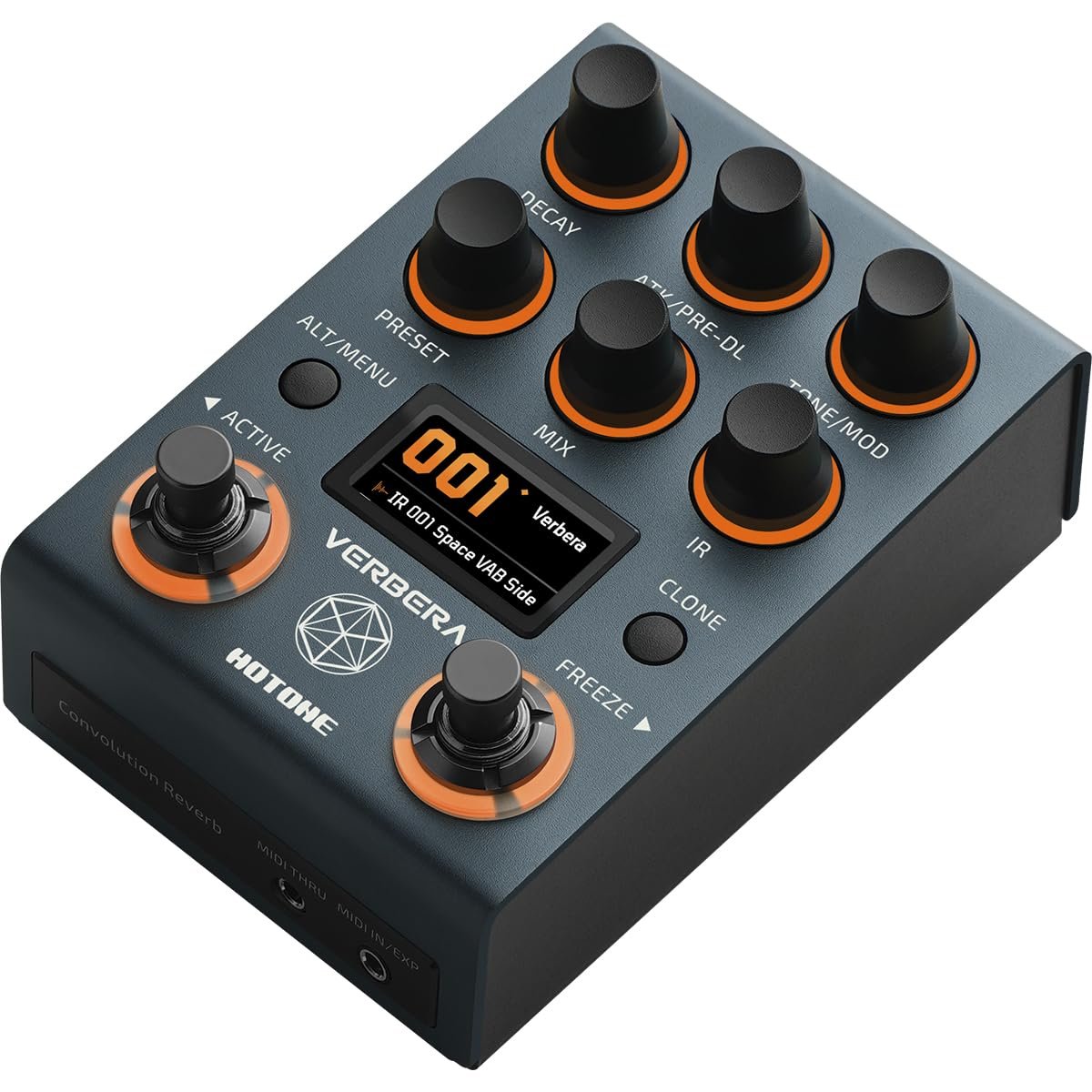 Hotone Verbera NC-200 Convolution Reverb Guitar Effects Processor (Power Supply Included)