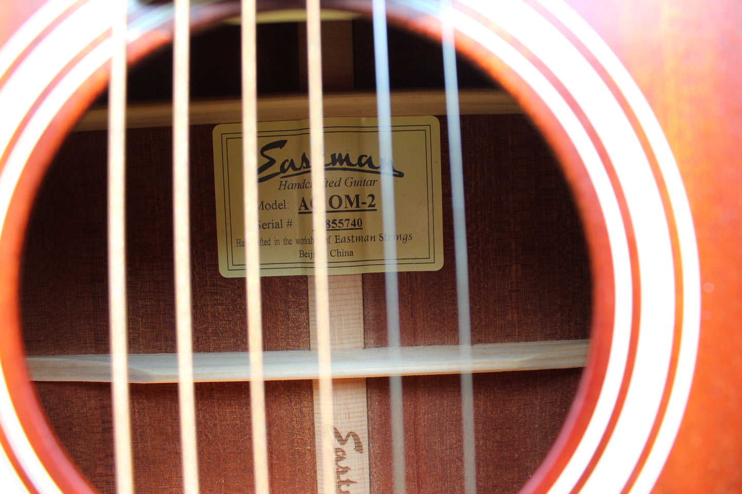 Eastman AC-OM2 Orchestra Acoustic Guitar 2016