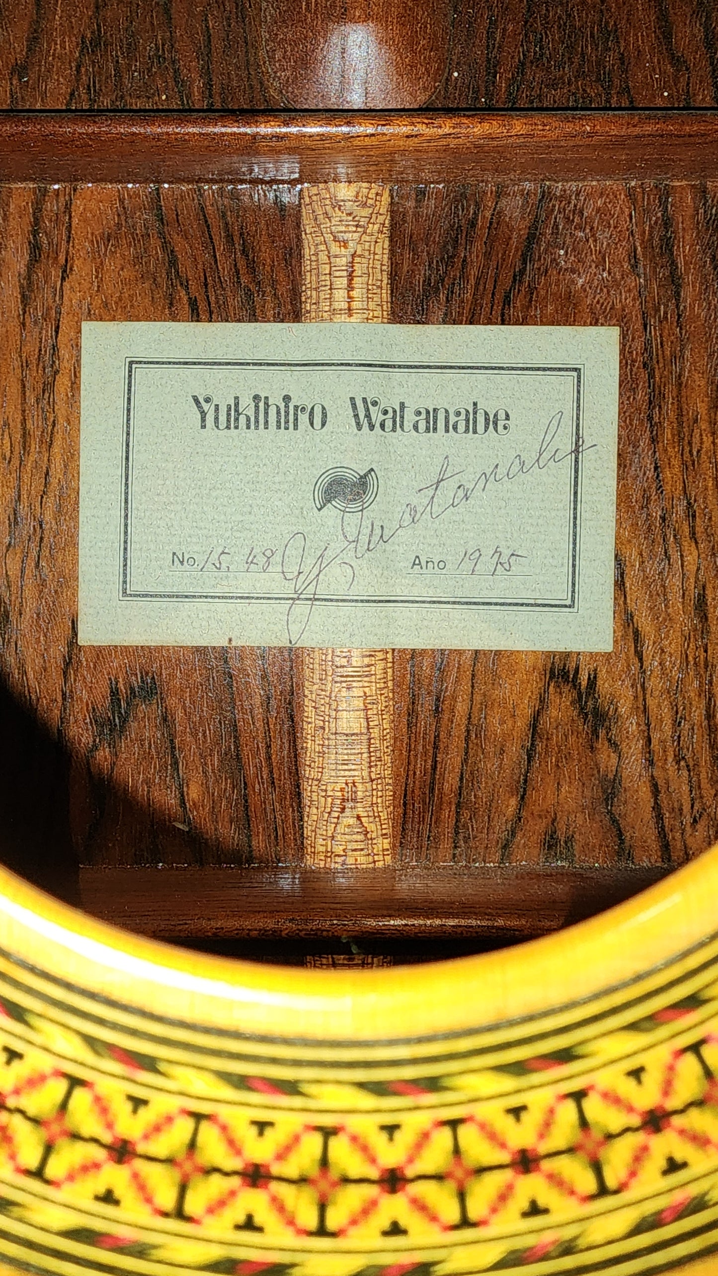 Yukihiro Watanabe No. 15 Handmade Concert Classical Guitar Japan 1975 Solid Spruce, Solid BRW