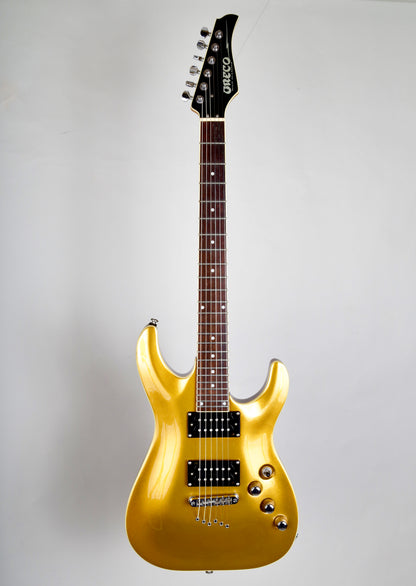 Greco Wild Scamper Electric Guitar - Carved Gold Top 24-fret Superstrat