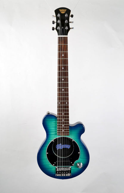 Pignose Mini Travel Electric Guitar PGG-200 Flamed Maple Blue (Near Mint)