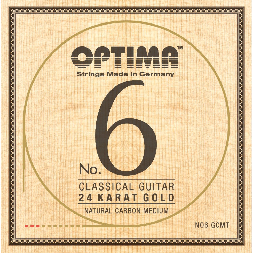 Optima No. 6 24K Gold Classical Guitar Strings