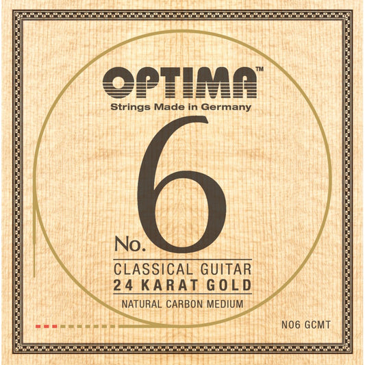 Optima No. 6 24K Gold Classical Guitar Strings