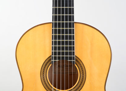 Juan Hernandez Estudio Flamenca Blanca 2007 Handmade Flamenco Guitar Solid Spruce and Cypress