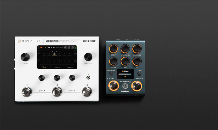 Hotone Verbera NC-200 Convolution Reverb Guitar Effects Processor (Power Supply Included)