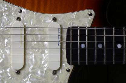 Fender Strat Ultra 1996 Sunburst 50th Anniversary Stratocaster Flame Maple Top, Ebony Fretboard