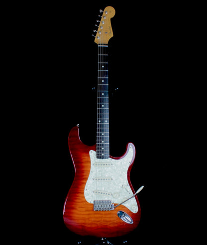 Fender Stratocaster 62 Reissue Cherry Burst Foto Flame MIJ 1995