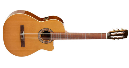 La Patrie Concert Cutaway Nylon String Acoustic-Electric Guitar