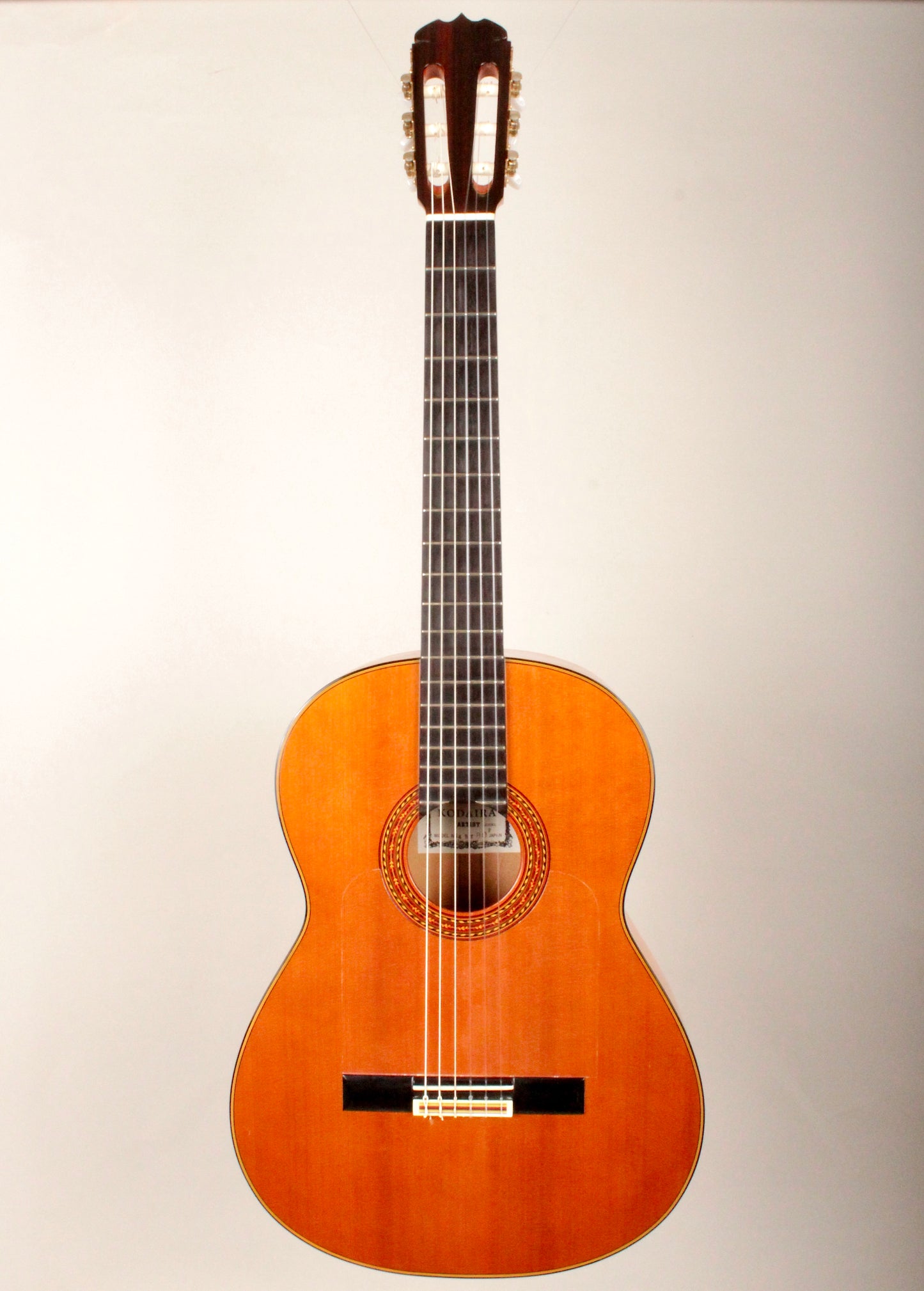 Kodaira AST-80F Flamenco Classical Guitar Solid Cedar, Cypress Back and Sides. Handmade in Japan