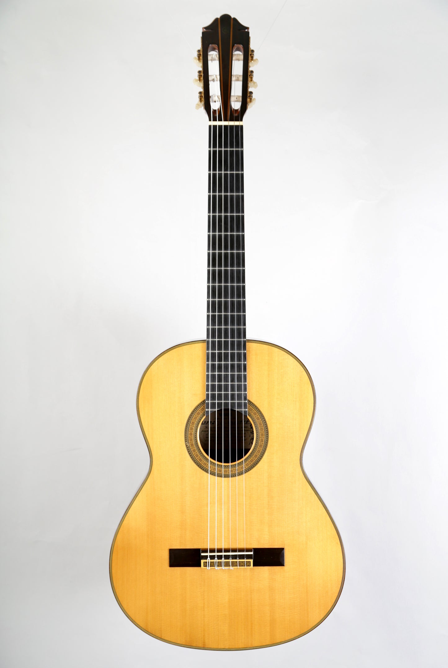 Yamaha GC-5M Concert Classical Guitar signed by Luthier, Solid Spruce, Indian Rosewood, Japan 1978
