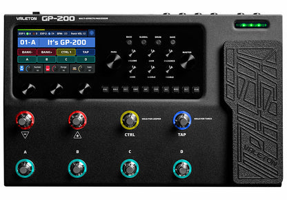 Valeton GP-200 Guitar Multi-Effects Processor HD Amp Modeling USB Interface (Open Box)