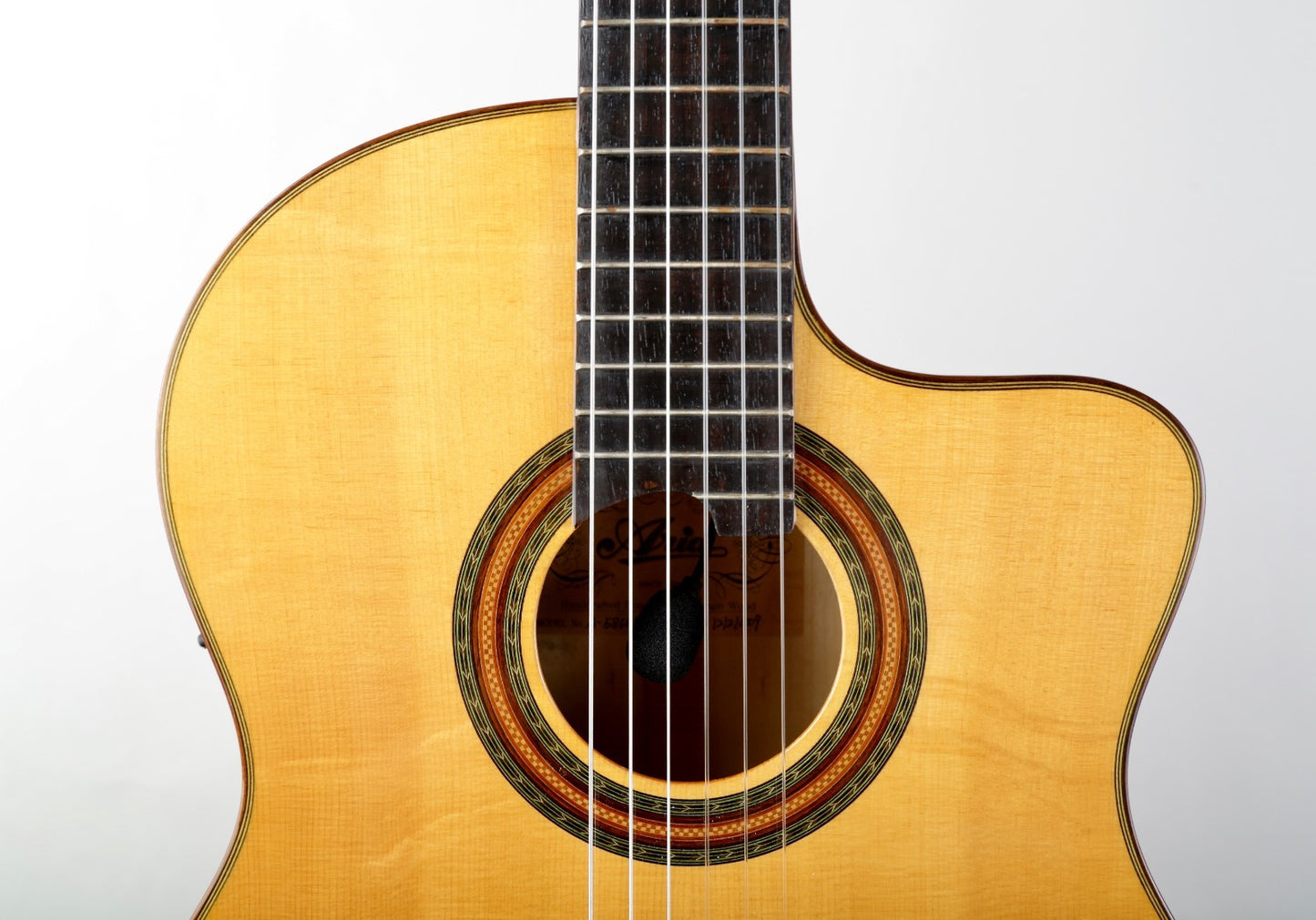 Aria A-58CWE/M Nylon String Acoustic Guitar Cutaway with Electronics
