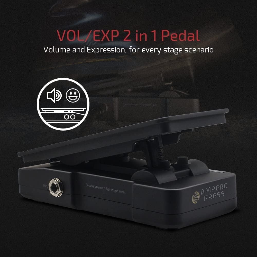 Hotone Ampero Press SP-30H Passive Volume Expression Guitar Pedal 2 in 1 Guitar Effects