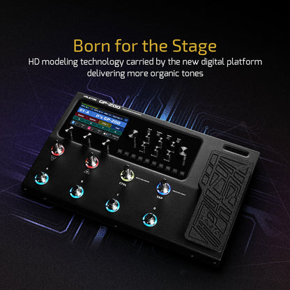 Valeton GP-200 Guitar Multi-Effects Processor HD Amp Modeling USB Interface (Open Box)