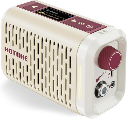 Hotone Pulze Mini Portable Guitar Amp with Bluetooth, Drum Machine