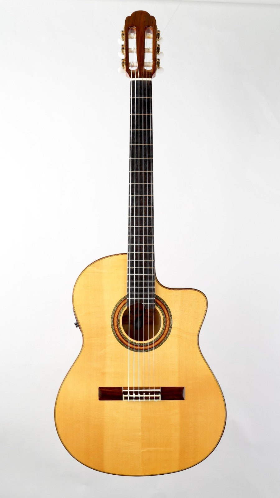 Aria A-58CWE/M Nylon String Acoustic Guitar Cutaway with Electronics