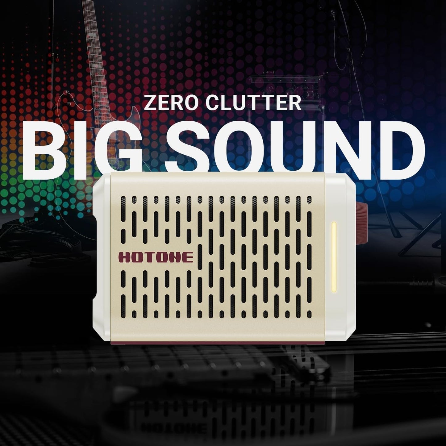 Hotone Pulze Mini Portable Guitar Amp with Bluetooth, Drum Machine