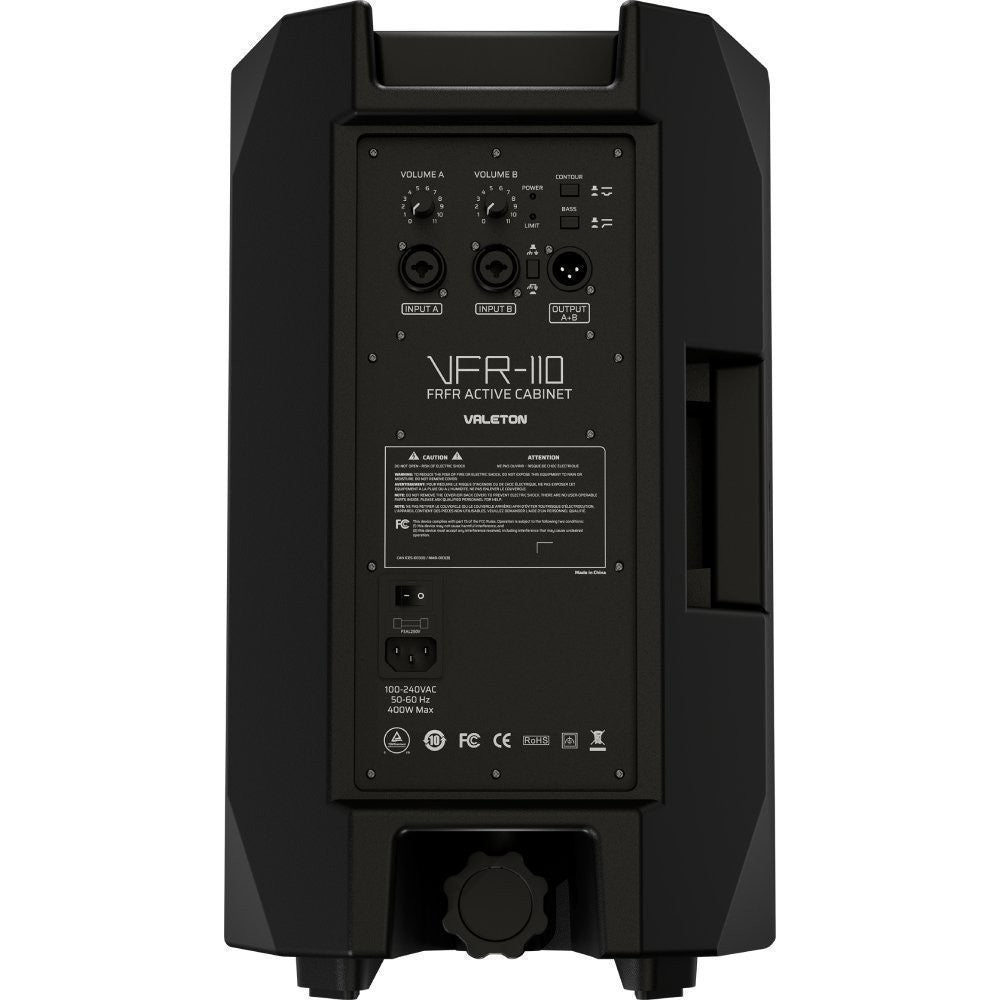 Valeton VFR-110 1300W 10-inch 2-Way FRFR Active Speaker with Dual Combo Inputs (OB)