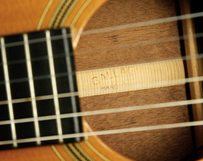 Gallagher Handmade Nylon String Cutaway Concert Guitar, Built-in Piezo, EQ 1990s