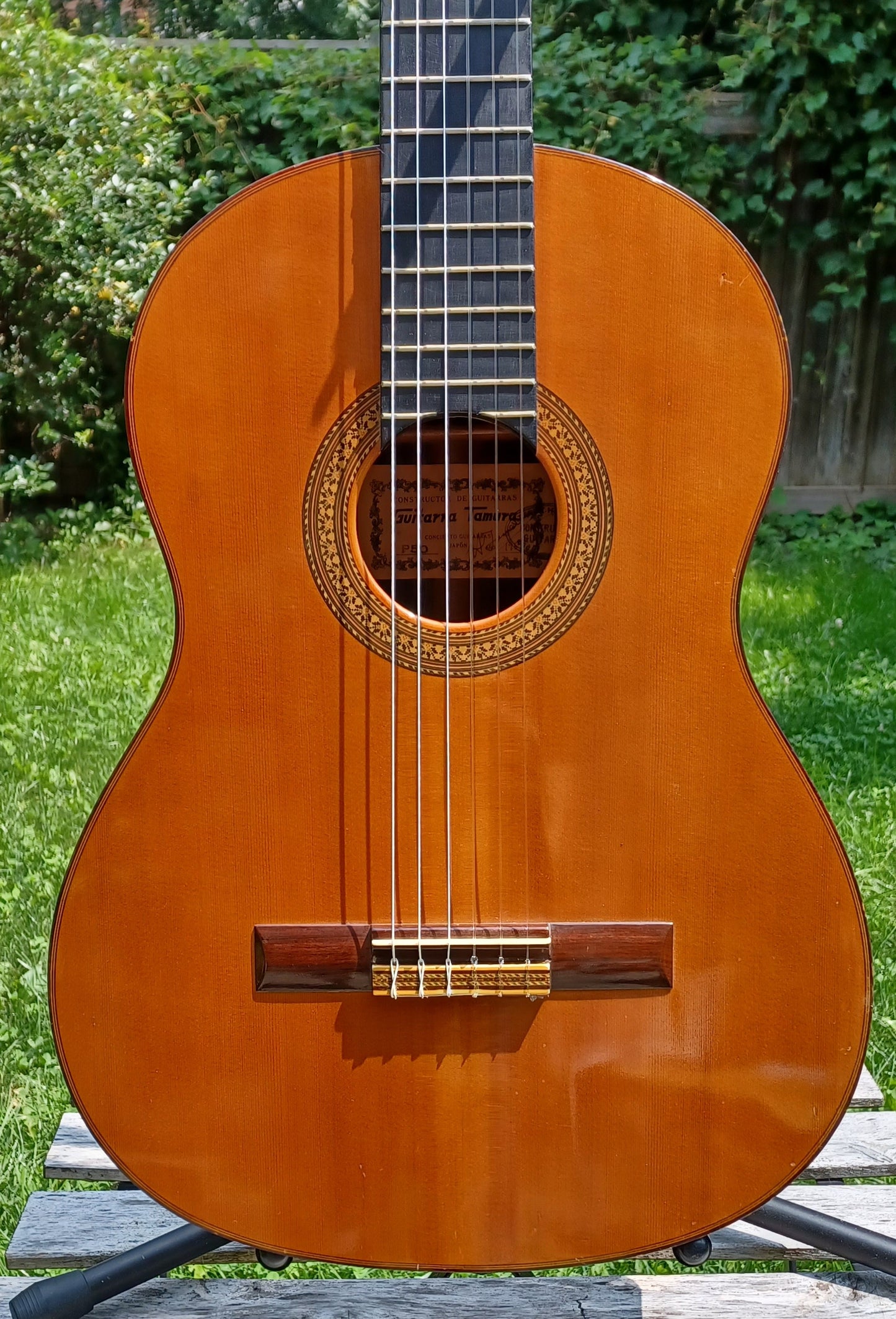 Hiroshi Tamura P50 Handmade Classical Guitar Signed by Tamura Japan 1969