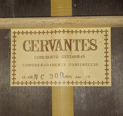 Cervantes MC-300 Concert Classical Guitar Japan 1980s
