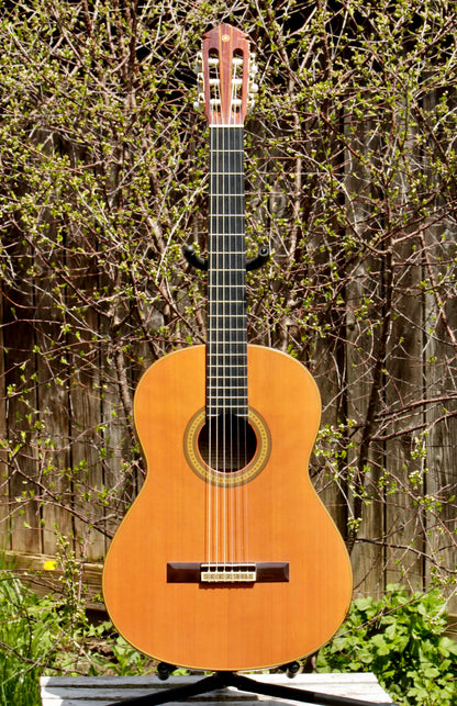 Yamaha GC-7S Handmade Concert Classical Guitar, Signed by Shuhiro Harada, Solid Cedar, IRW 1976