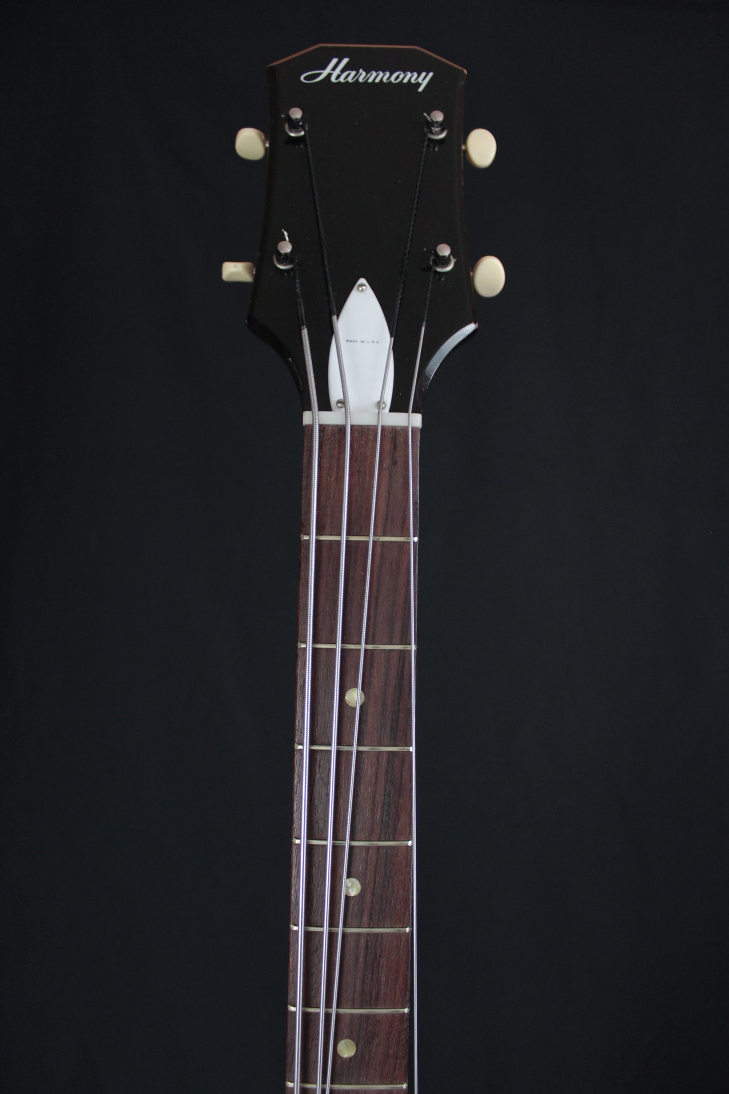 Harmony H22/1 Hollowbody Double Cutaway Bass Sunburst 1970s