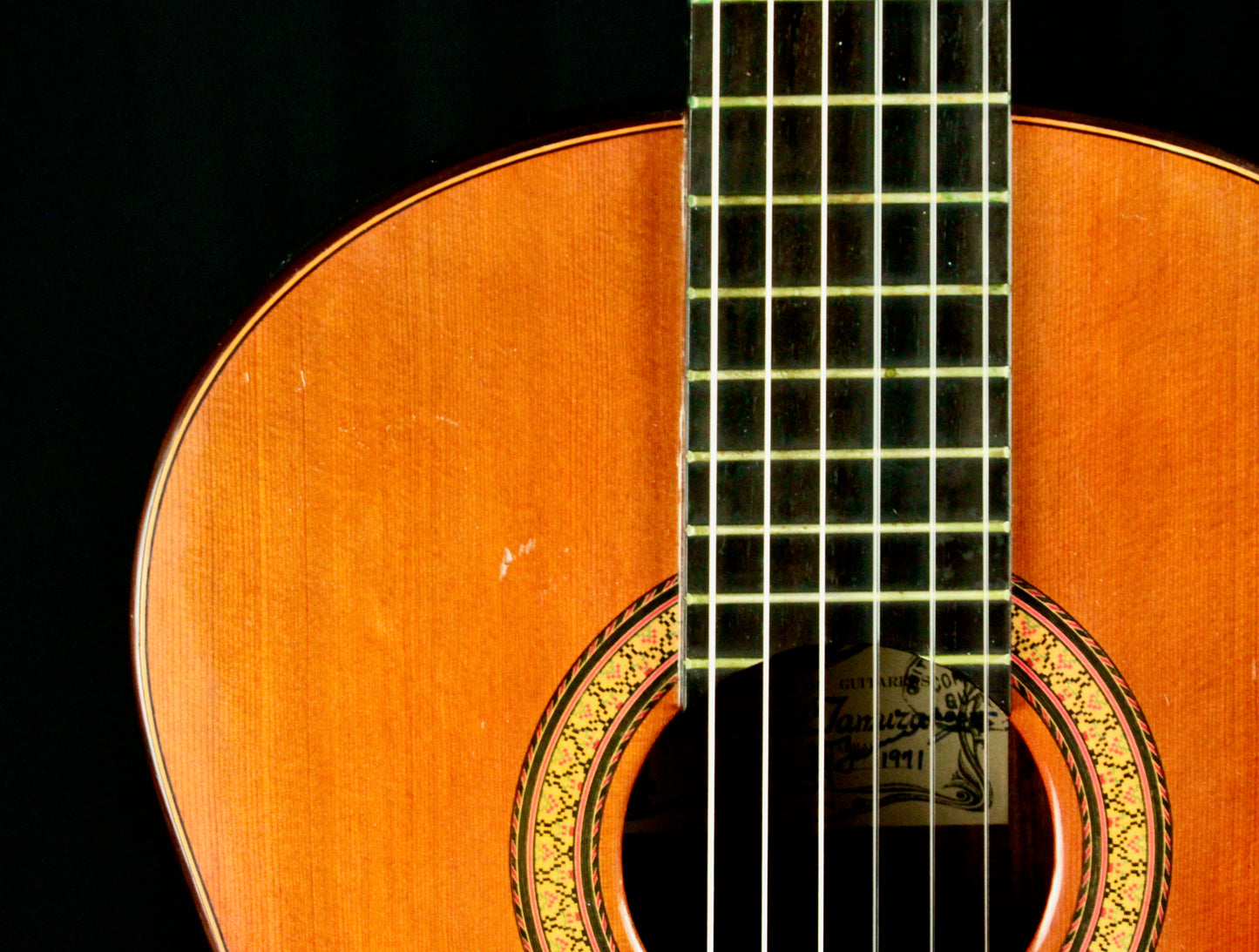 Hiroshi Tamura P40 Handmade Classical Guitar Signed by Tamura 1971