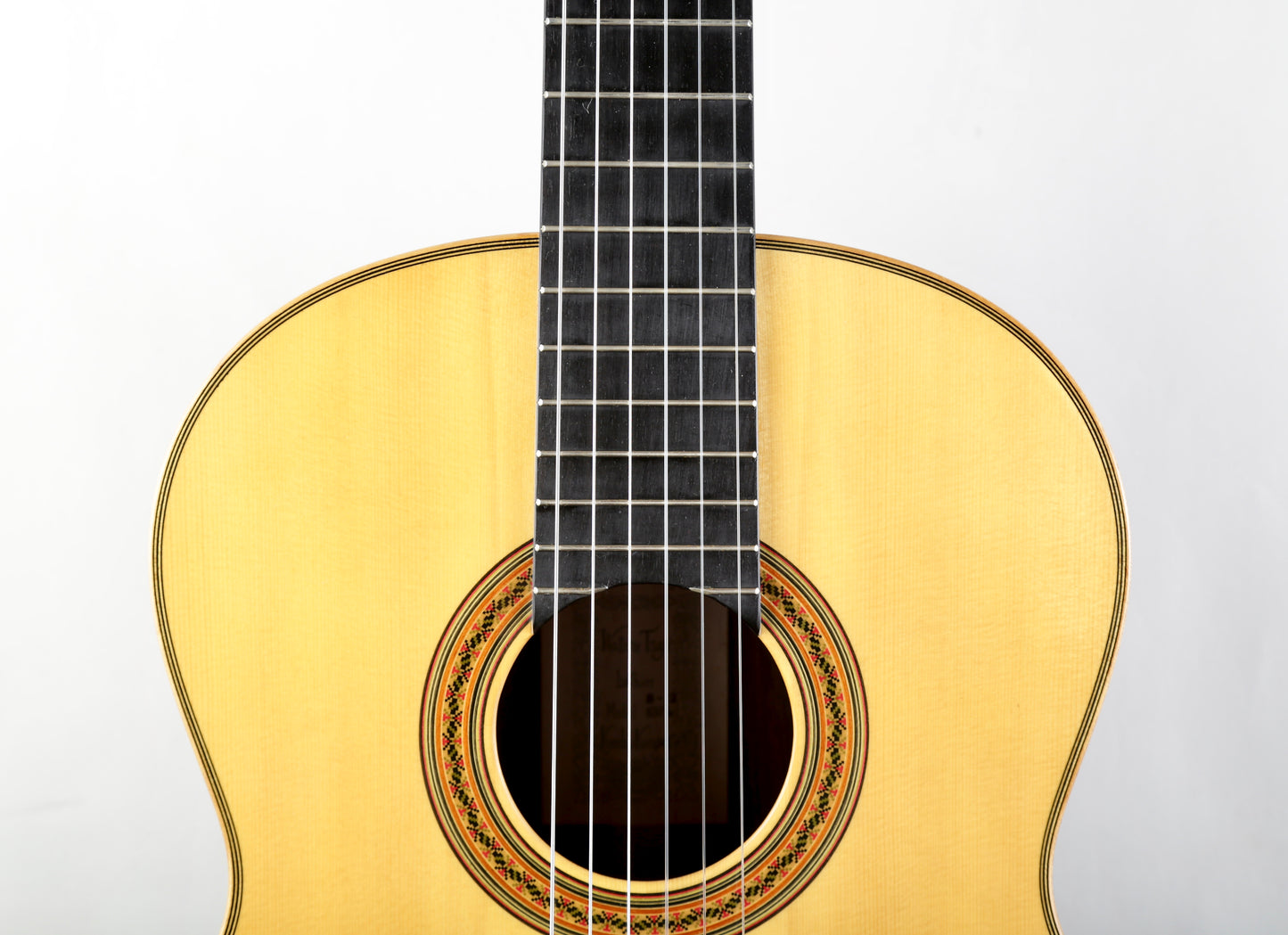 Wataru Tsuji S-2 630mm Handmade Concert Classical Guitar 2010 Solid Spruce, Solid IRW Signed by Tsuji