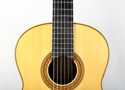Wataru Tsuji S-2 630mm Handmade Concert Classical Guitar 2010 Solid Spruce, Solid IRW Signed by Tsuji