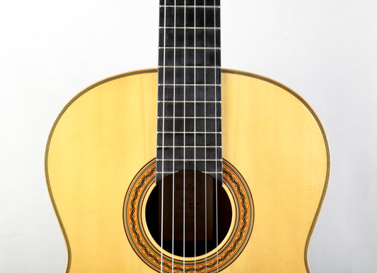 Wataru Tsuji S-2 630mm Handmade Concert Classical Guitar 2010 Solid Spruce, Solid IRW Signed by Tsuji