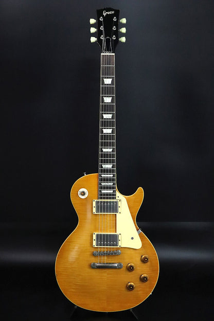 Greco EG-550 LP Lemon Drop 1990 Flame Maple Top
