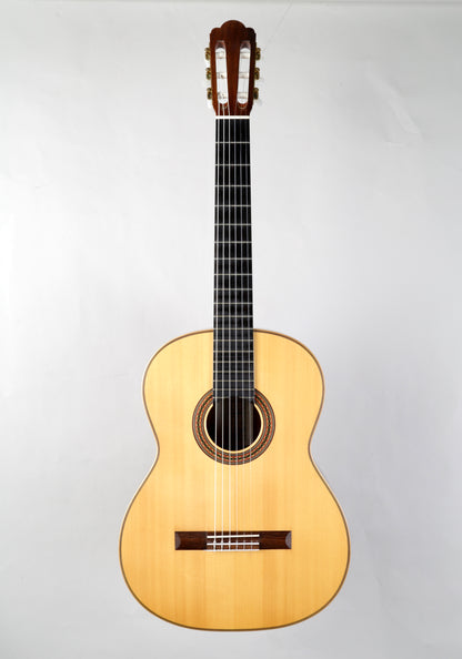 Wataru Tsuji S-2 Handmade Concert Classical Guitar 2012 Solid Spruce, IRW Signed by Tsuji