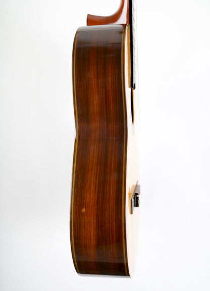 Yamaha GC-5M Concert Classical Guitar signed by Luthier, Solid Spruce, Indian Rosewood, Japan 1978