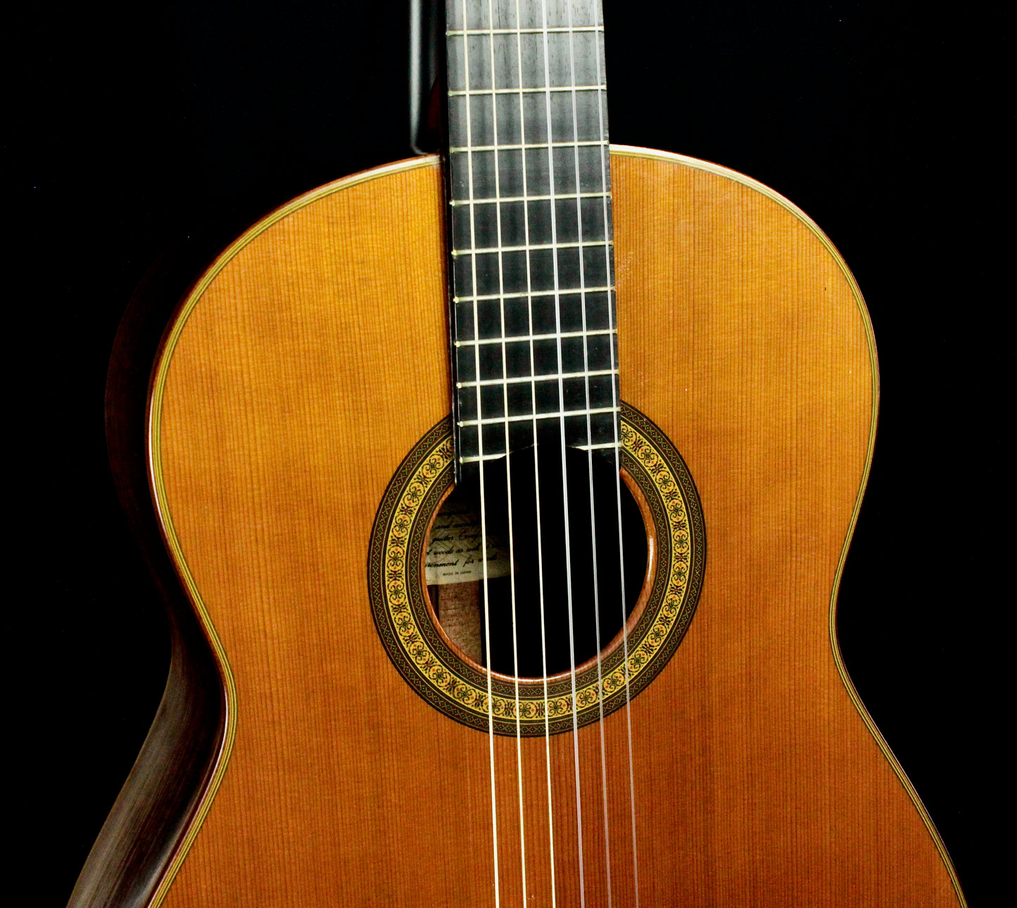Yamaha GC-7S Concert Classical Guitar 1976 Signed by Harada, Solid Cedar, IRW