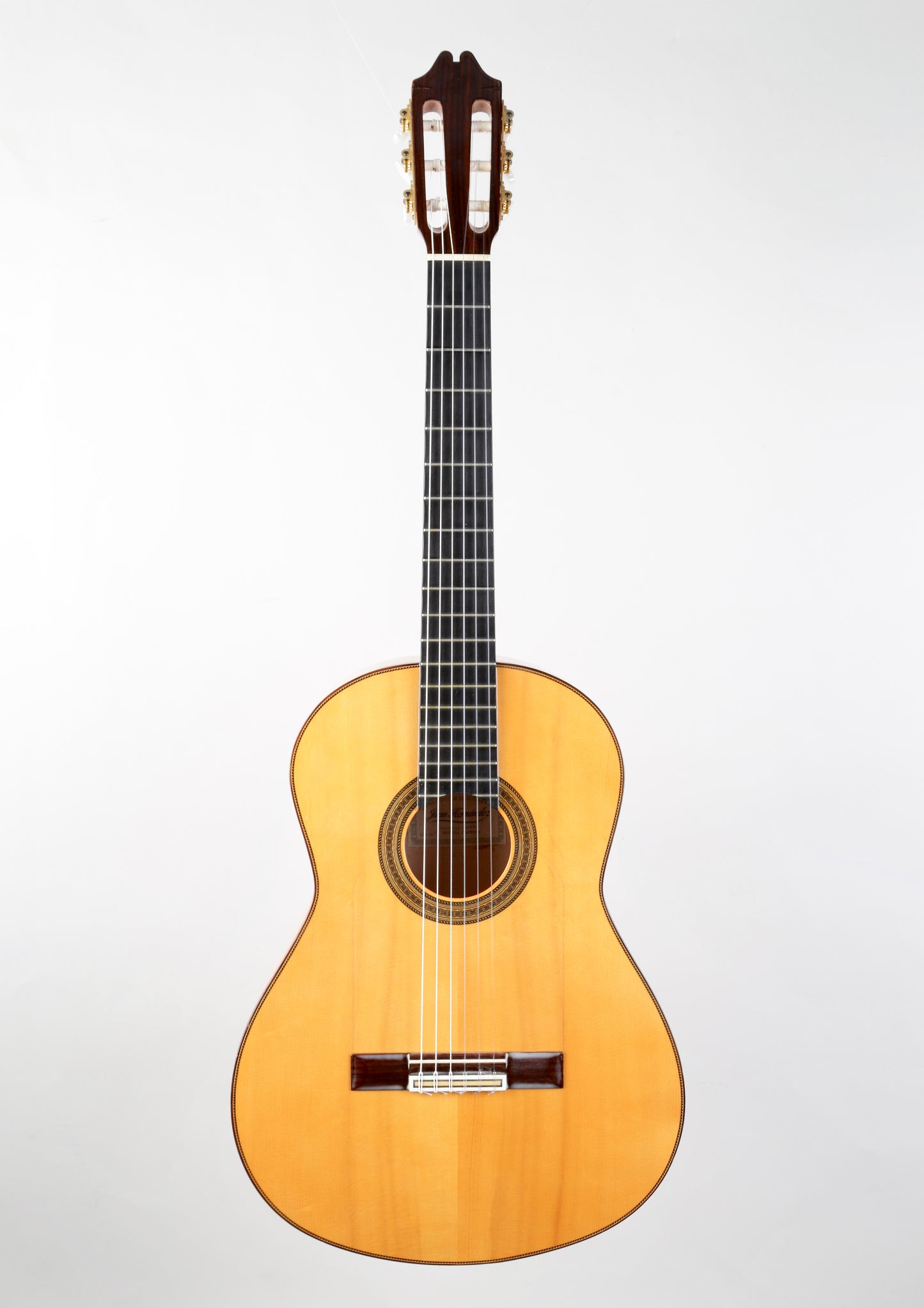 Juan Hernandez Estudio Flamenca Blanca 2007 Handmade Flamenco Guitar Solid Spruce and Cypress