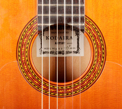 Kodaira AST-80F Flamenco Classical Guitar Solid Cedar, Cypress Back and Sides. Handmade in Japan