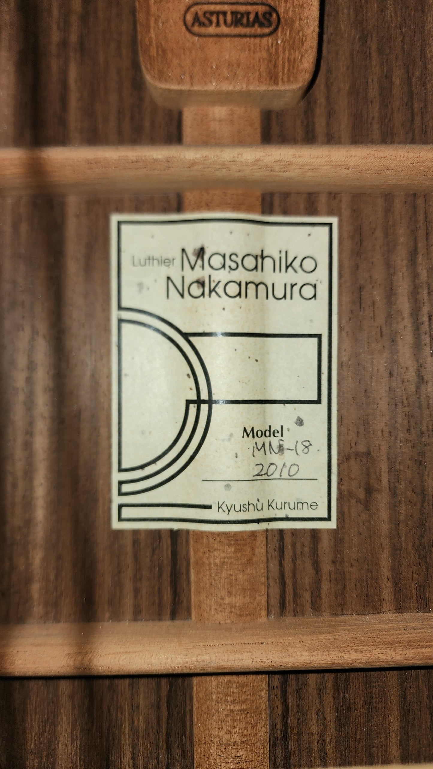 Masahiro Nakamura MN-18 Handmade Classical Guitar Japan 2010 Solid Spruce and IRW