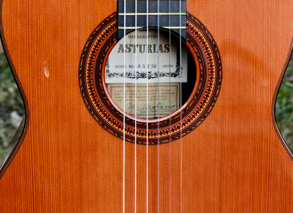 Asturias AST-50 Handmade Classical Guitar Signed by Masaru Matano Japan 1979