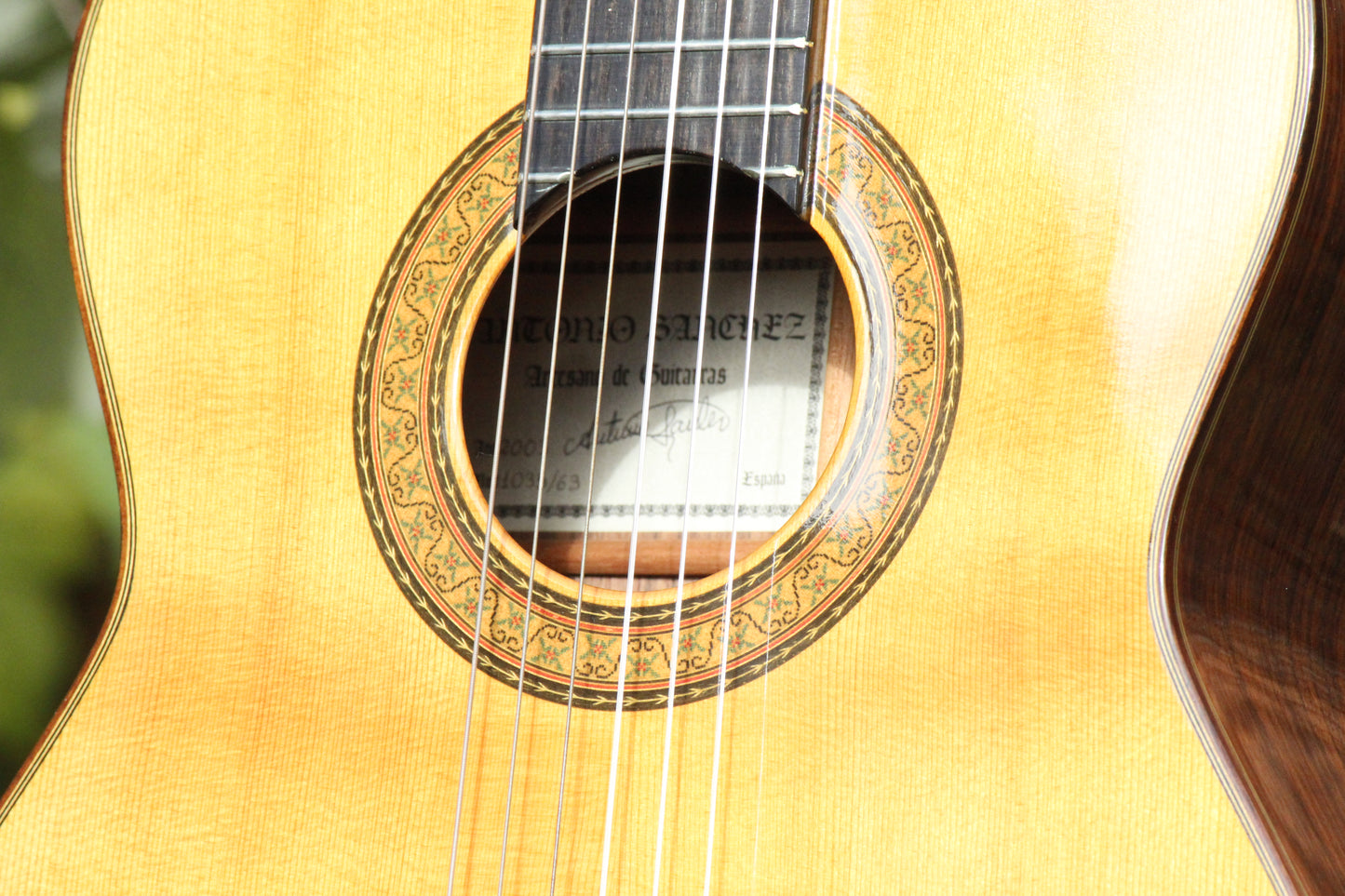 Antonio Sanchez 1035 Handmade Classical Guitar 630mm Scale, Spain 2003