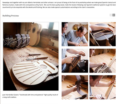 Juan Hernandez Estudio Classical Guitar Handmade in Spain 2012, Solid Spruce, Solid Mango Back