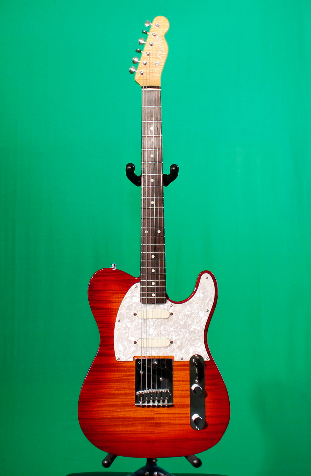 Fender Nashville Telecaster Foto Flame 1994 Cherry Burst, Lace Sensor Pickups