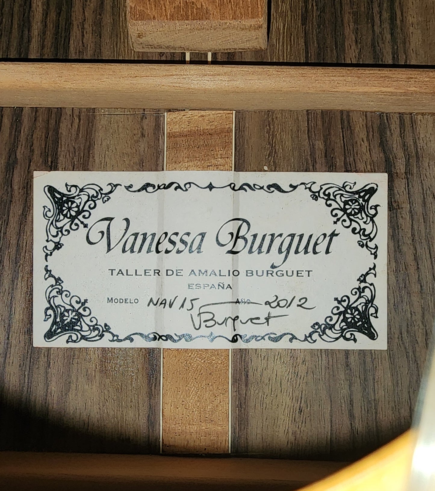 Vanessa Burguet NA-V15 530mm Alto (Terz) Handmade Classical Guitar Spain 2012