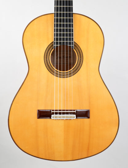 Juan Hernandez Estudio Flamenca Blanca 2007 Handmade Flamenco Guitar Solid Spruce and Cypress