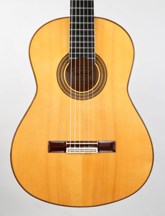 Juan Hernandez Estudio Flamenca Blanca 2007 Handmade Flamenco Guitar Solid Spruce and Cypress